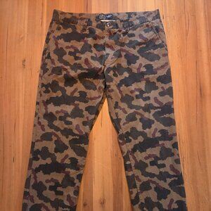 Rare Men's Nike Poler Outdoor Co. Marsh Camo Khaki Chino Pants - Size 38